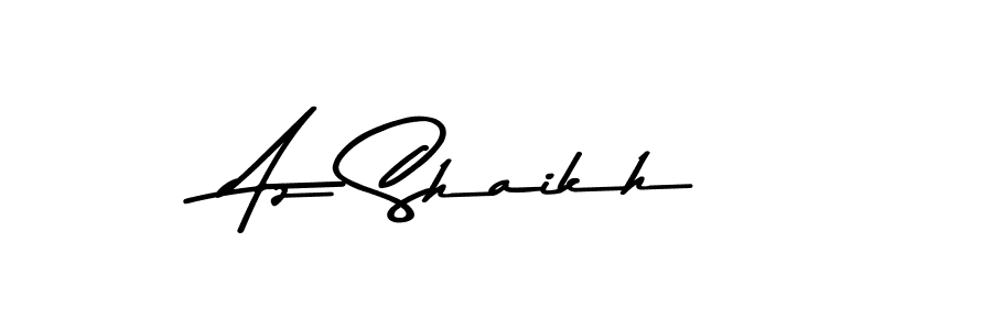 Create a beautiful signature design for name Az Shaikh. With this signature (Asem Kandis PERSONAL USE) fonts, you can make a handwritten signature for free. Az Shaikh signature style 9 images and pictures png