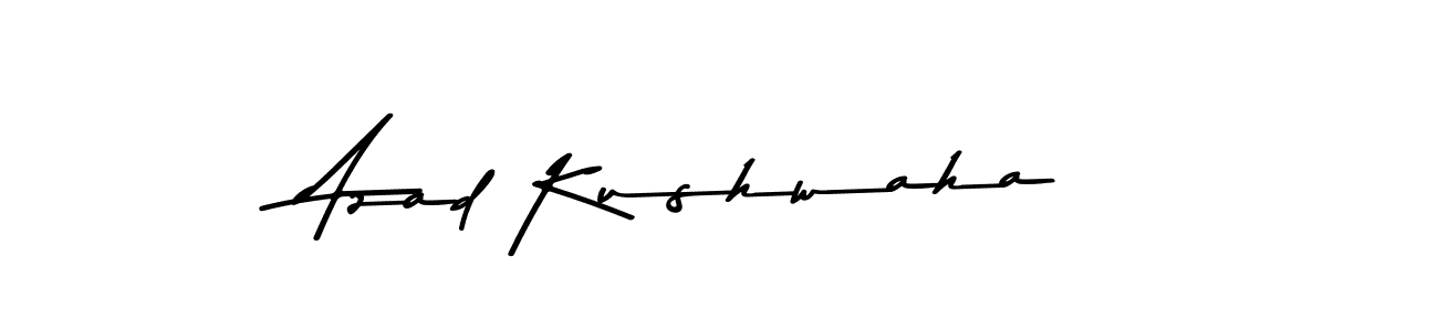 Here are the top 10 professional signature styles for the name Azad Kushwaha. These are the best autograph styles you can use for your name. Azad Kushwaha signature style 9 images and pictures png