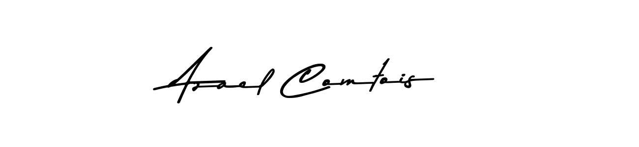 Make a beautiful signature design for name Azael Comtois. Use this online signature maker to create a handwritten signature for free. Azael Comtois signature style 9 images and pictures png