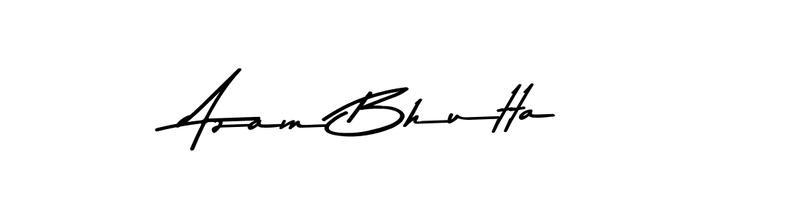 Make a beautiful signature design for name Azam Bhutta. Use this online signature maker to create a handwritten signature for free. Azam Bhutta signature style 9 images and pictures png