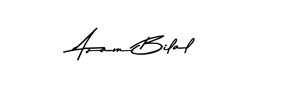 Create a beautiful signature design for name Azam Bilal. With this signature (Asem Kandis PERSONAL USE) fonts, you can make a handwritten signature for free. Azam Bilal signature style 9 images and pictures png