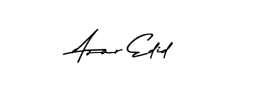 Create a beautiful signature design for name Azar Edid. With this signature (Asem Kandis PERSONAL USE) fonts, you can make a handwritten signature for free. Azar Edid signature style 9 images and pictures png