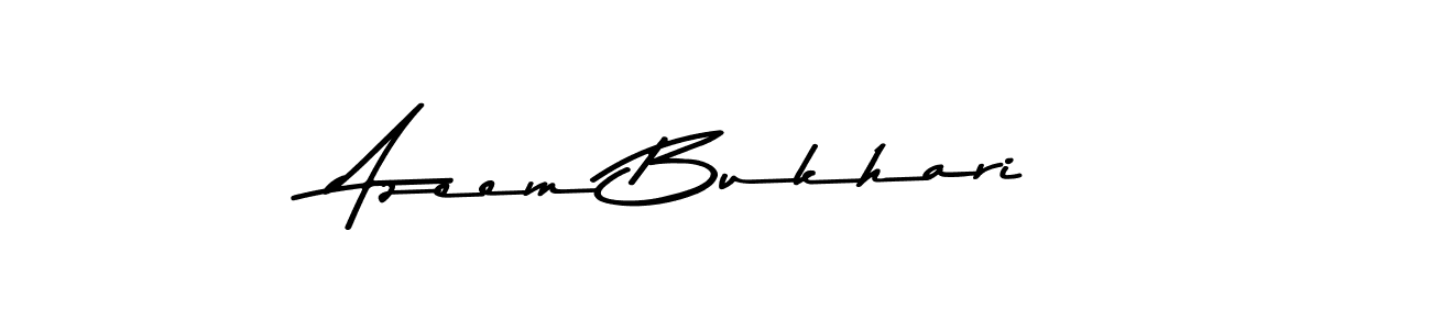 The best way (Asem Kandis PERSONAL USE) to make a short signature is to pick only two or three words in your name. The name Azeem Bukhari include a total of six letters. For converting this name. Azeem Bukhari signature style 9 images and pictures png