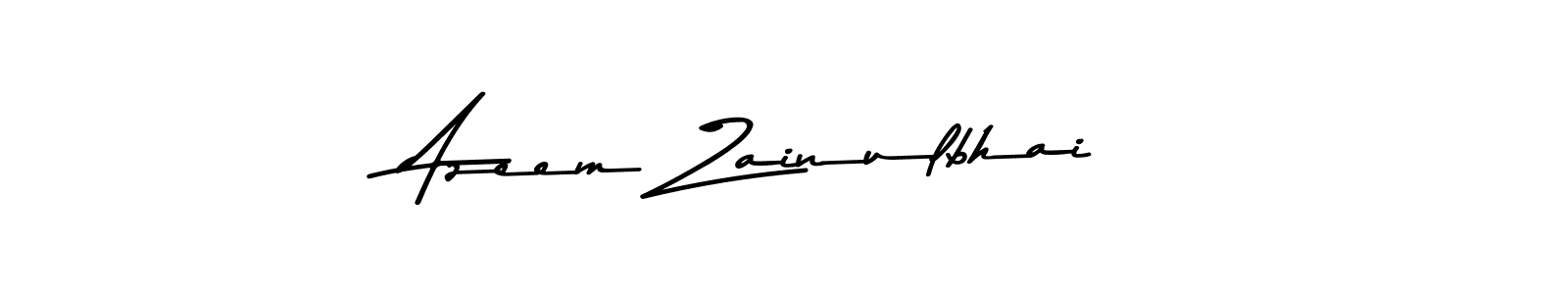 if you are searching for the best signature style for your name Azeem Zainulbhai. so please give up your signature search. here we have designed multiple signature styles  using Asem Kandis PERSONAL USE. Azeem Zainulbhai signature style 9 images and pictures png