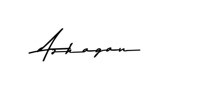 Design your own signature with our free online signature maker. With this signature software, you can create a handwritten (Asem Kandis PERSONAL USE) signature for name Azhagan. Azhagan signature style 9 images and pictures png