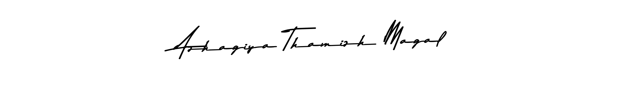 Azhagiya Thamizh Magal stylish signature style. Best Handwritten Sign (Asem Kandis PERSONAL USE) for my name. Handwritten Signature Collection Ideas for my name Azhagiya Thamizh Magal. Azhagiya Thamizh Magal signature style 9 images and pictures png