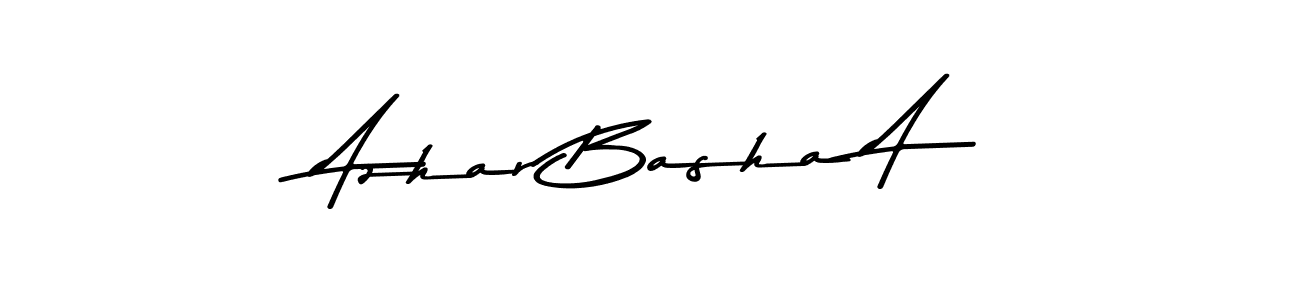You should practise on your own different ways (Asem Kandis PERSONAL USE) to write your name (Azhar Basha A) in signature. don't let someone else do it for you. Azhar Basha A signature style 9 images and pictures png