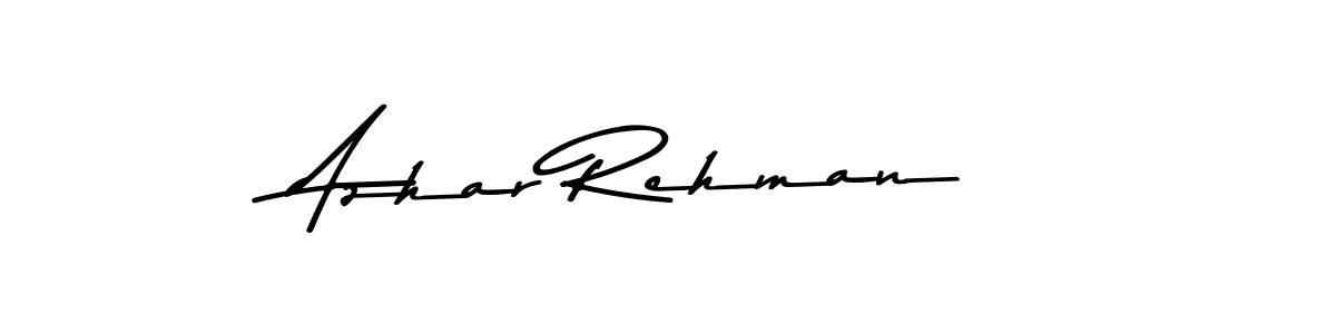 You can use this online signature creator to create a handwritten signature for the name Azhar Rehman. This is the best online autograph maker. Azhar Rehman signature style 9 images and pictures png