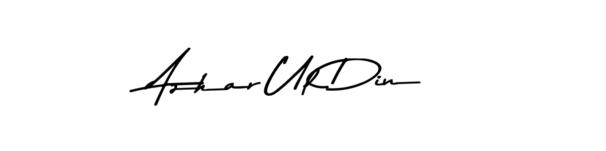 Here are the top 10 professional signature styles for the name Azhar Ul Din. These are the best autograph styles you can use for your name. Azhar Ul Din signature style 9 images and pictures png