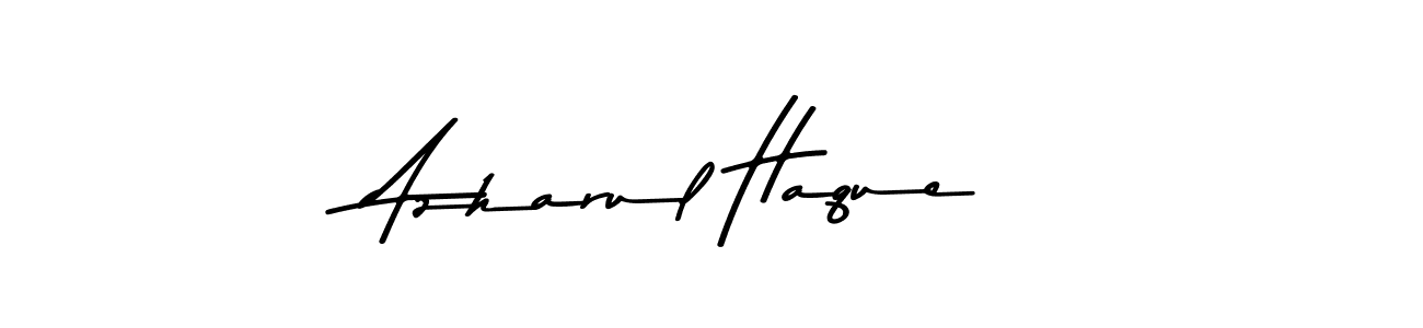 Make a beautiful signature design for name Azharul Haque. With this signature (Asem Kandis PERSONAL USE) style, you can create a handwritten signature for free. Azharul Haque signature style 9 images and pictures png