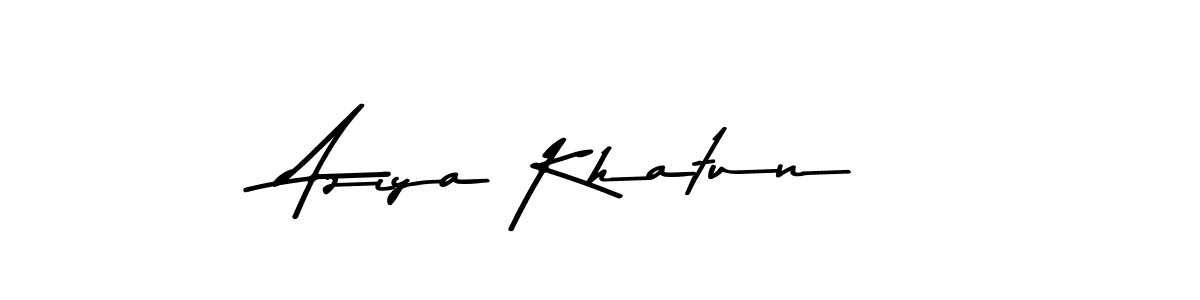 You can use this online signature creator to create a handwritten signature for the name Aziya Khatun. This is the best online autograph maker. Aziya Khatun signature style 9 images and pictures png