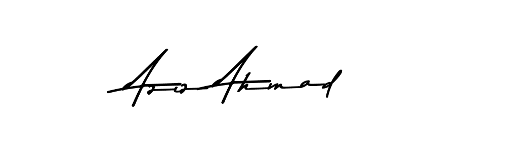 Use a signature maker to create a handwritten signature online. With this signature software, you can design (Asem Kandis PERSONAL USE) your own signature for name Aziz Ahmad. Aziz Ahmad signature style 9 images and pictures png