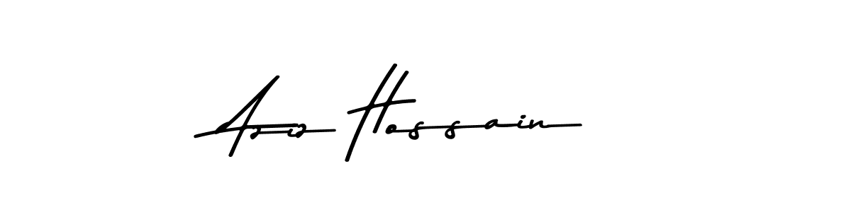 Similarly Asem Kandis PERSONAL USE is the best handwritten signature design. Signature creator online .You can use it as an online autograph creator for name Aziz Hossain. Aziz Hossain signature style 9 images and pictures png
