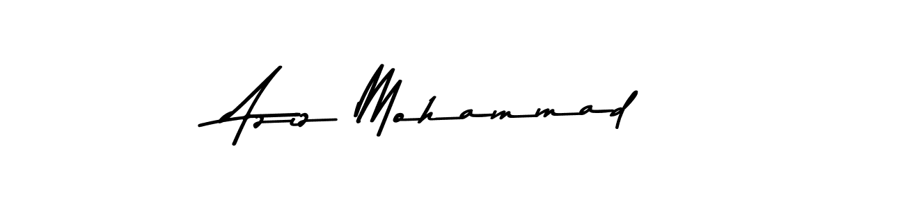 How to make Aziz Mohammad signature? Asem Kandis PERSONAL USE is a professional autograph style. Create handwritten signature for Aziz Mohammad name. Aziz Mohammad signature style 9 images and pictures png