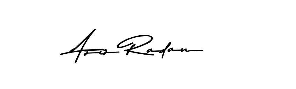 Make a beautiful signature design for name Aziz Radan. Use this online signature maker to create a handwritten signature for free. Aziz Radan signature style 9 images and pictures png