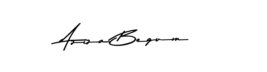 Aziza Begum stylish signature style. Best Handwritten Sign (Asem Kandis PERSONAL USE) for my name. Handwritten Signature Collection Ideas for my name Aziza Begum. Aziza Begum signature style 9 images and pictures png