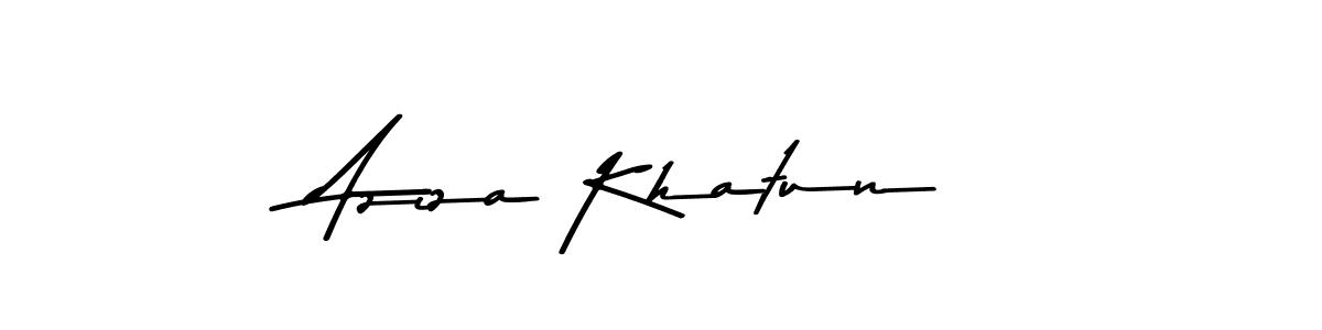 Use a signature maker to create a handwritten signature online. With this signature software, you can design (Asem Kandis PERSONAL USE) your own signature for name Aziza Khatun. Aziza Khatun signature style 9 images and pictures png