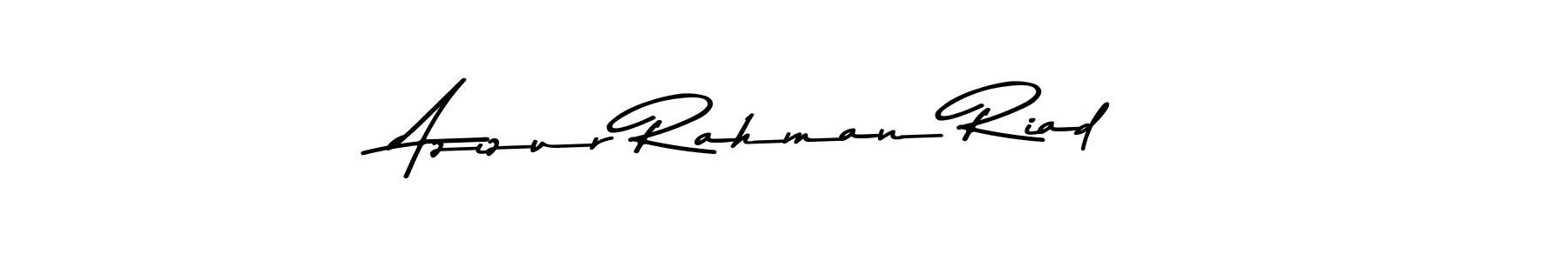 Design your own signature with our free online signature maker. With this signature software, you can create a handwritten (Asem Kandis PERSONAL USE) signature for name Azizur Rahman Riad. Azizur Rahman Riad signature style 9 images and pictures png