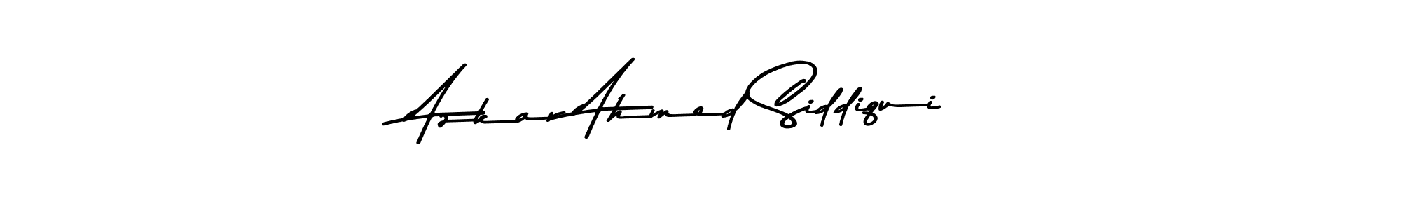 Make a beautiful signature design for name Azkar Ahmed Siddiqui. With this signature (Asem Kandis PERSONAL USE) style, you can create a handwritten signature for free. Azkar Ahmed Siddiqui signature style 9 images and pictures png