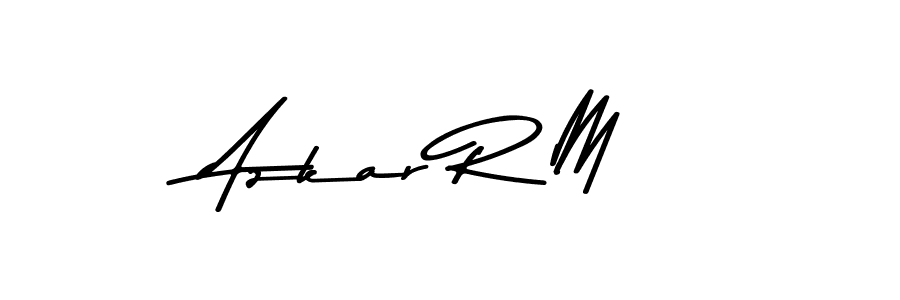 if you are searching for the best signature style for your name Azkar R M. so please give up your signature search. here we have designed multiple signature styles  using Asem Kandis PERSONAL USE. Azkar R M signature style 9 images and pictures png