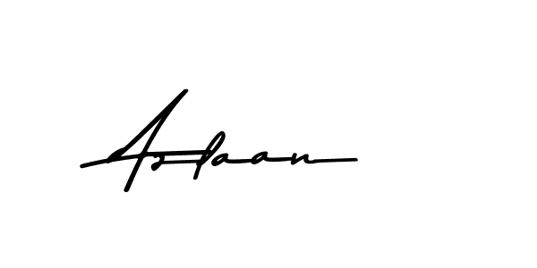 Create a beautiful signature design for name Azlaan. With this signature (Asem Kandis PERSONAL USE) fonts, you can make a handwritten signature for free. Azlaan signature style 9 images and pictures png