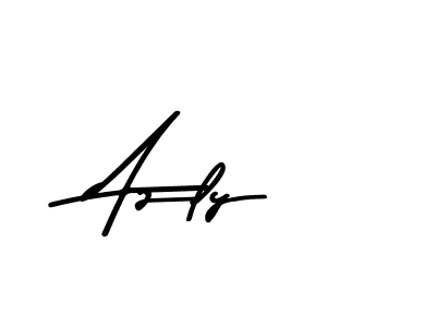Create a beautiful signature design for name Azly. With this signature (Asem Kandis PERSONAL USE) fonts, you can make a handwritten signature for free. Azly signature style 9 images and pictures png