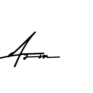 Also You can easily find your signature by using the search form. We will create Azm name handwritten signature images for you free of cost using Asem Kandis PERSONAL USE sign style. Azm signature style 9 images and pictures png