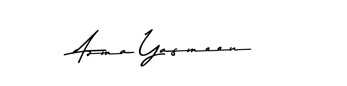 Use a signature maker to create a handwritten signature online. With this signature software, you can design (Asem Kandis PERSONAL USE) your own signature for name Azma Yasmeen. Azma Yasmeen signature style 9 images and pictures png