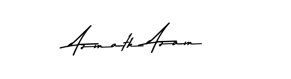 Make a beautiful signature design for name Azmath Azam. Use this online signature maker to create a handwritten signature for free. Azmath Azam signature style 9 images and pictures png