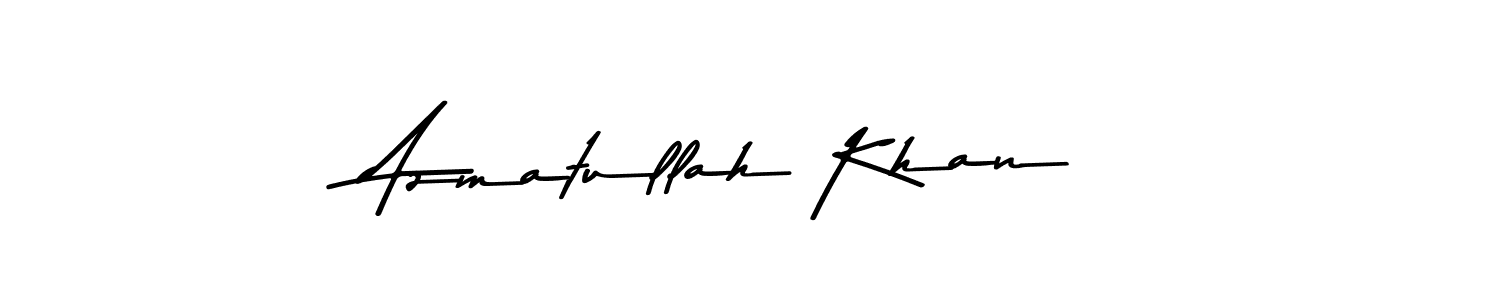 Make a beautiful signature design for name Azmatullah Khan. With this signature (Asem Kandis PERSONAL USE) style, you can create a handwritten signature for free. Azmatullah Khan signature style 9 images and pictures png