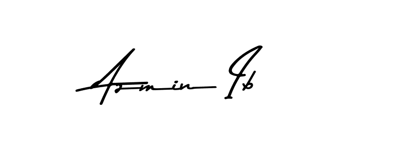 The best way (Asem Kandis PERSONAL USE) to make a short signature is to pick only two or three words in your name. The name Azmin Ib include a total of six letters. For converting this name. Azmin Ib signature style 9 images and pictures png