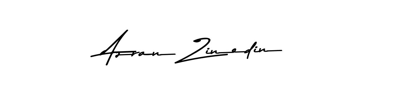 Azran Zinedin stylish signature style. Best Handwritten Sign (Asem Kandis PERSONAL USE) for my name. Handwritten Signature Collection Ideas for my name Azran Zinedin. Azran Zinedin signature style 9 images and pictures png