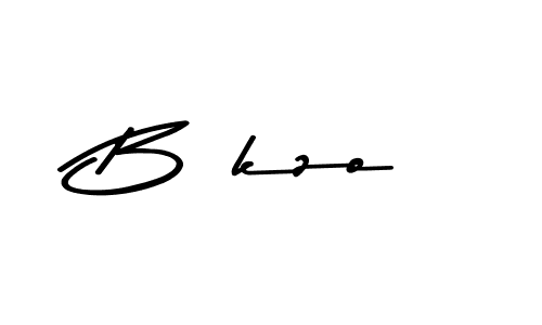 Make a beautiful signature design for name B!kzo. With this signature (Asem Kandis PERSONAL USE) style, you can create a handwritten signature for free. B!kzo signature style 9 images and pictures png