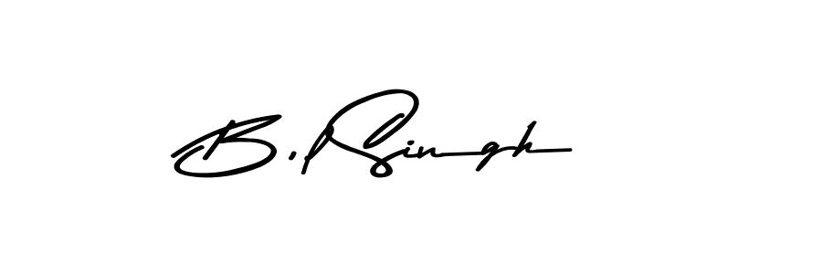 Create a beautiful signature design for name B,l Singh. With this signature (Asem Kandis PERSONAL USE) fonts, you can make a handwritten signature for free. B,l Singh signature style 9 images and pictures png