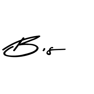 Similarly Asem Kandis PERSONAL USE is the best handwritten signature design. Signature creator online .You can use it as an online autograph creator for name B,s. B,s signature style 9 images and pictures png