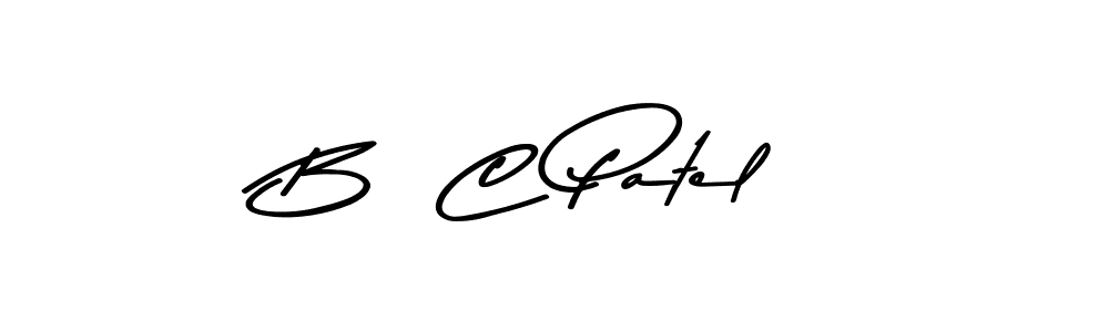 You should practise on your own different ways (Asem Kandis PERSONAL USE) to write your name (B  C Patel) in signature. don't let someone else do it for you. B  C Patel signature style 9 images and pictures png