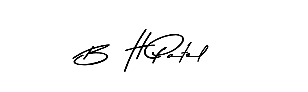 Also we have B  H Patel name is the best signature style. Create professional handwritten signature collection using Asem Kandis PERSONAL USE autograph style. B  H Patel signature style 9 images and pictures png