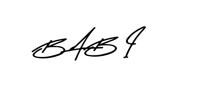 Make a beautiful signature design for name B A B I. With this signature (Asem Kandis PERSONAL USE) style, you can create a handwritten signature for free. B A B I signature style 9 images and pictures png