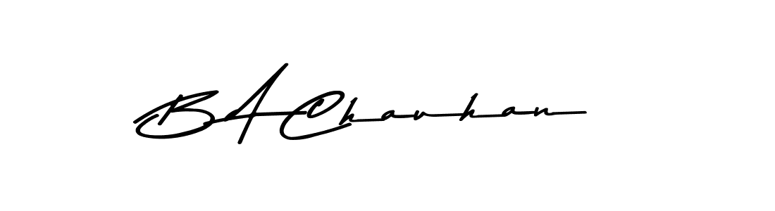 Create a beautiful signature design for name B A Chauhan. With this signature (Asem Kandis PERSONAL USE) fonts, you can make a handwritten signature for free. B A Chauhan signature style 9 images and pictures png