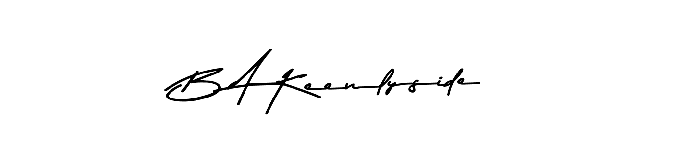 How to Draw B A Keenlyside signature style? Asem Kandis PERSONAL USE is a latest design signature styles for name B A Keenlyside. B A Keenlyside signature style 9 images and pictures png