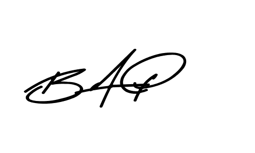 How to make B A P name signature. Use Asem Kandis PERSONAL USE style for creating short signs online. This is the latest handwritten sign. B A P signature style 9 images and pictures png