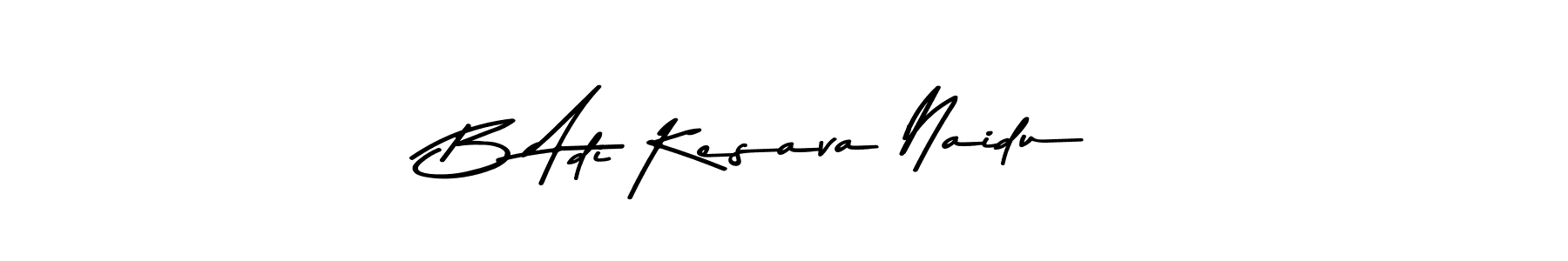 Design your own signature with our free online signature maker. With this signature software, you can create a handwritten (Asem Kandis PERSONAL USE) signature for name B Adi Kesava Naidu. B Adi Kesava Naidu signature style 9 images and pictures png