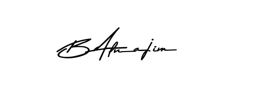 How to make B Alnajim signature? Asem Kandis PERSONAL USE is a professional autograph style. Create handwritten signature for B Alnajim name. B Alnajim signature style 9 images and pictures png