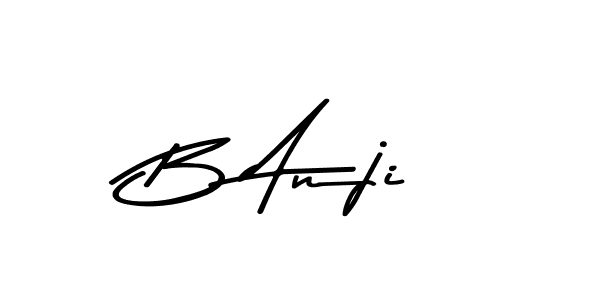 Make a beautiful signature design for name B Anji. With this signature (Asem Kandis PERSONAL USE) style, you can create a handwritten signature for free. B Anji signature style 9 images and pictures png