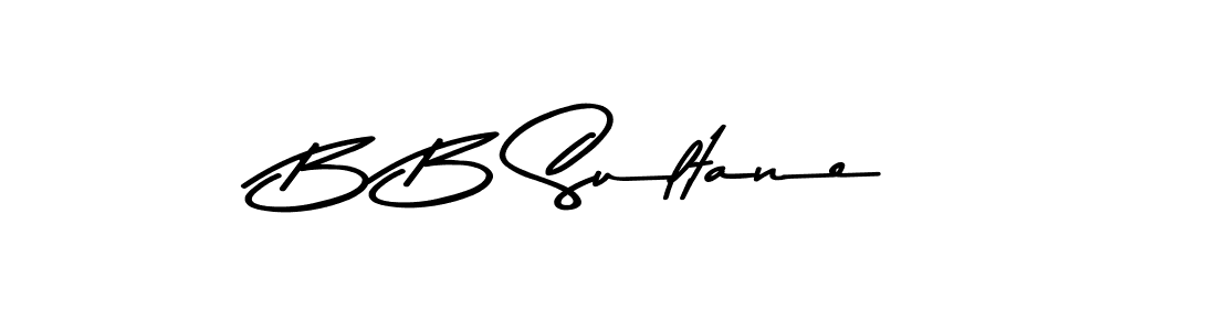 Design your own signature with our free online signature maker. With this signature software, you can create a handwritten (Asem Kandis PERSONAL USE) signature for name B B Sultane. B B Sultane signature style 9 images and pictures png