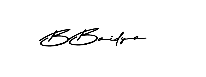 Design your own signature with our free online signature maker. With this signature software, you can create a handwritten (Asem Kandis PERSONAL USE) signature for name B Baidya. B Baidya signature style 9 images and pictures png