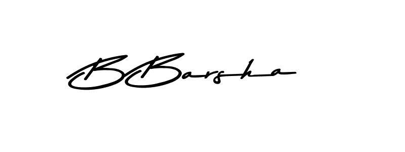 You should practise on your own different ways (Asem Kandis PERSONAL USE) to write your name (B Barsha) in signature. don't let someone else do it for you. B Barsha signature style 9 images and pictures png