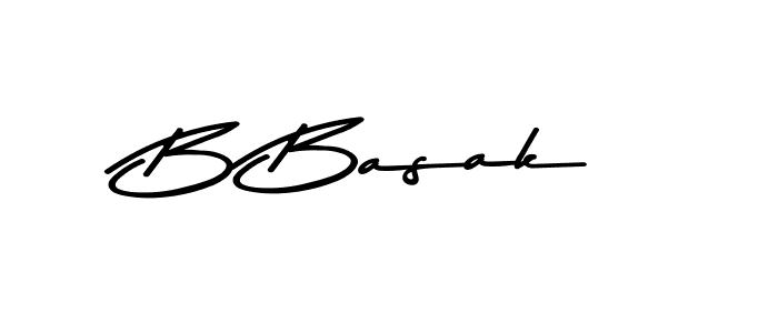 The best way (Asem Kandis PERSONAL USE) to make a short signature is to pick only two or three words in your name. The name B Basak include a total of six letters. For converting this name. B Basak signature style 9 images and pictures png