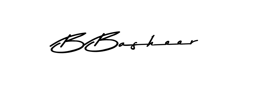 Use a signature maker to create a handwritten signature online. With this signature software, you can design (Asem Kandis PERSONAL USE) your own signature for name B Basheer. B Basheer signature style 9 images and pictures png