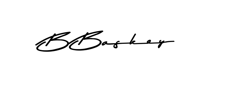 Similarly Asem Kandis PERSONAL USE is the best handwritten signature design. Signature creator online .You can use it as an online autograph creator for name B Baskey. B Baskey signature style 9 images and pictures png